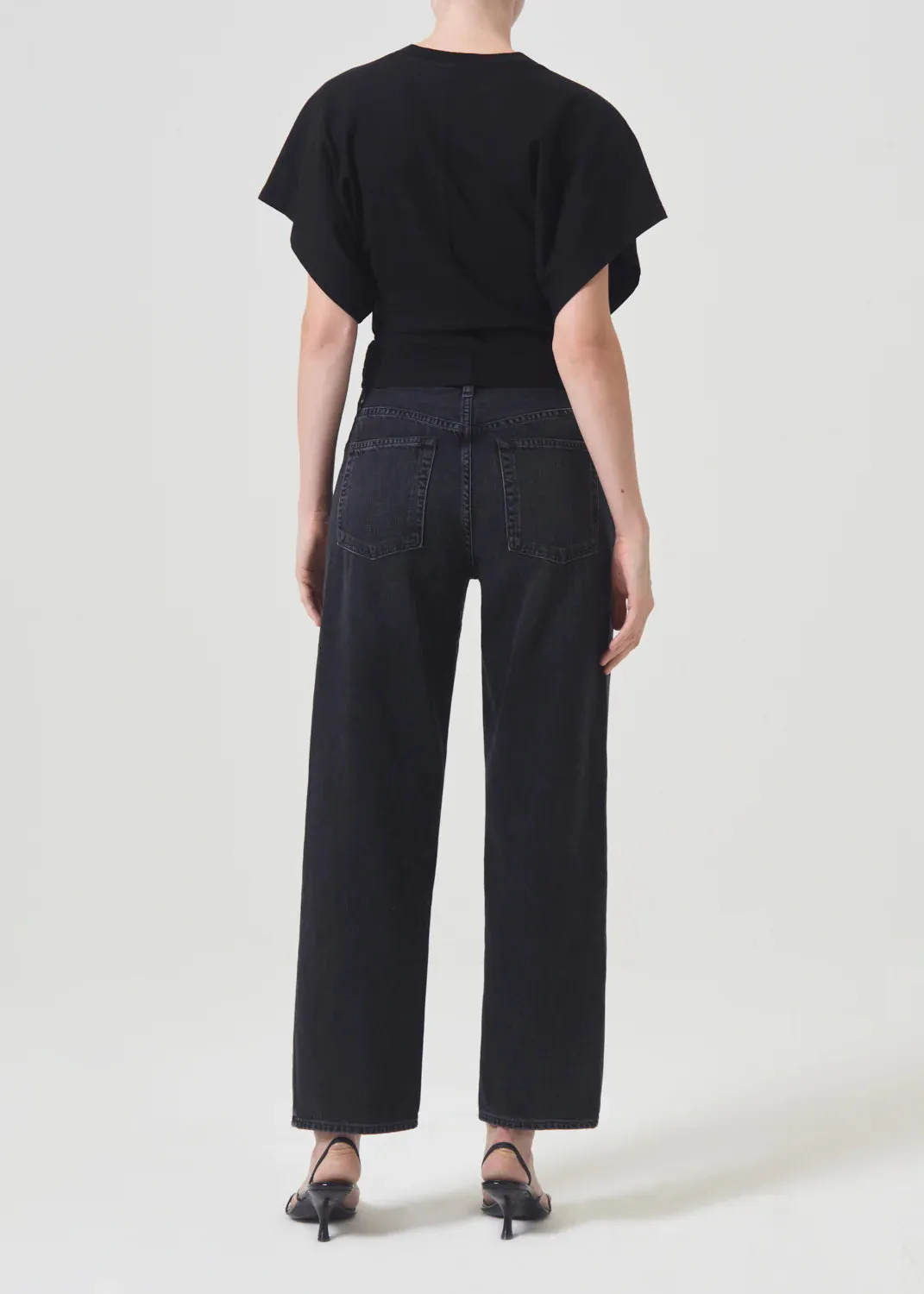 AGoldE - Britt Tee in Black