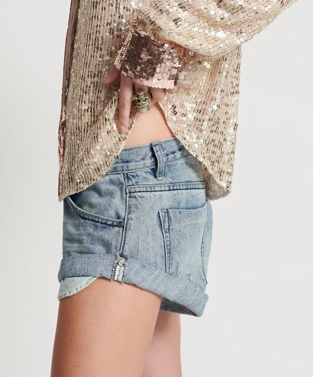 Bandit Low Waist Denim Shorts Salty Dog