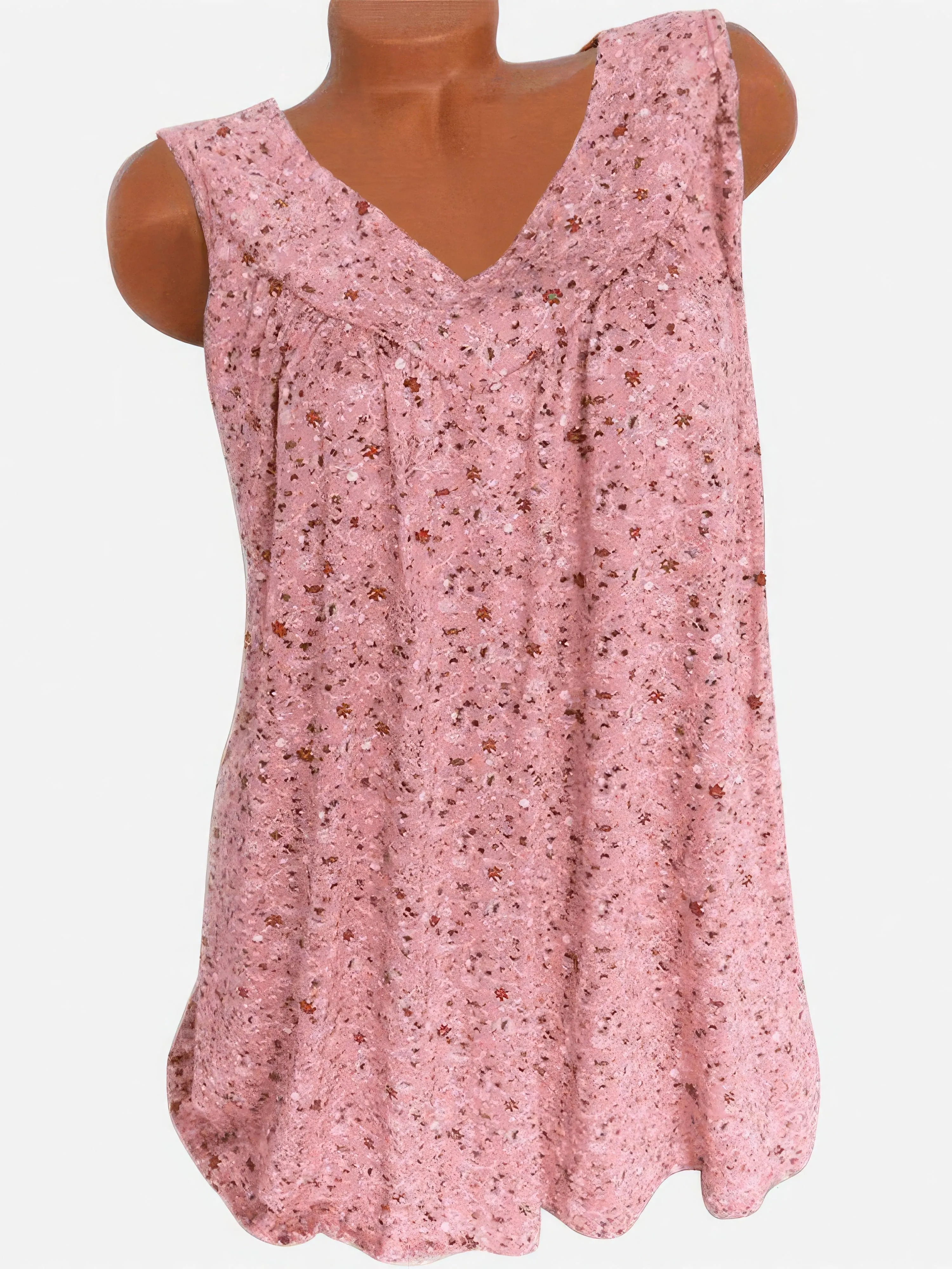 Beach Sundress, Floral Printed Mini Dress