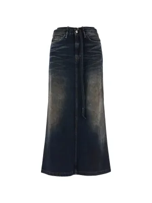 Denim Maxi Skirt