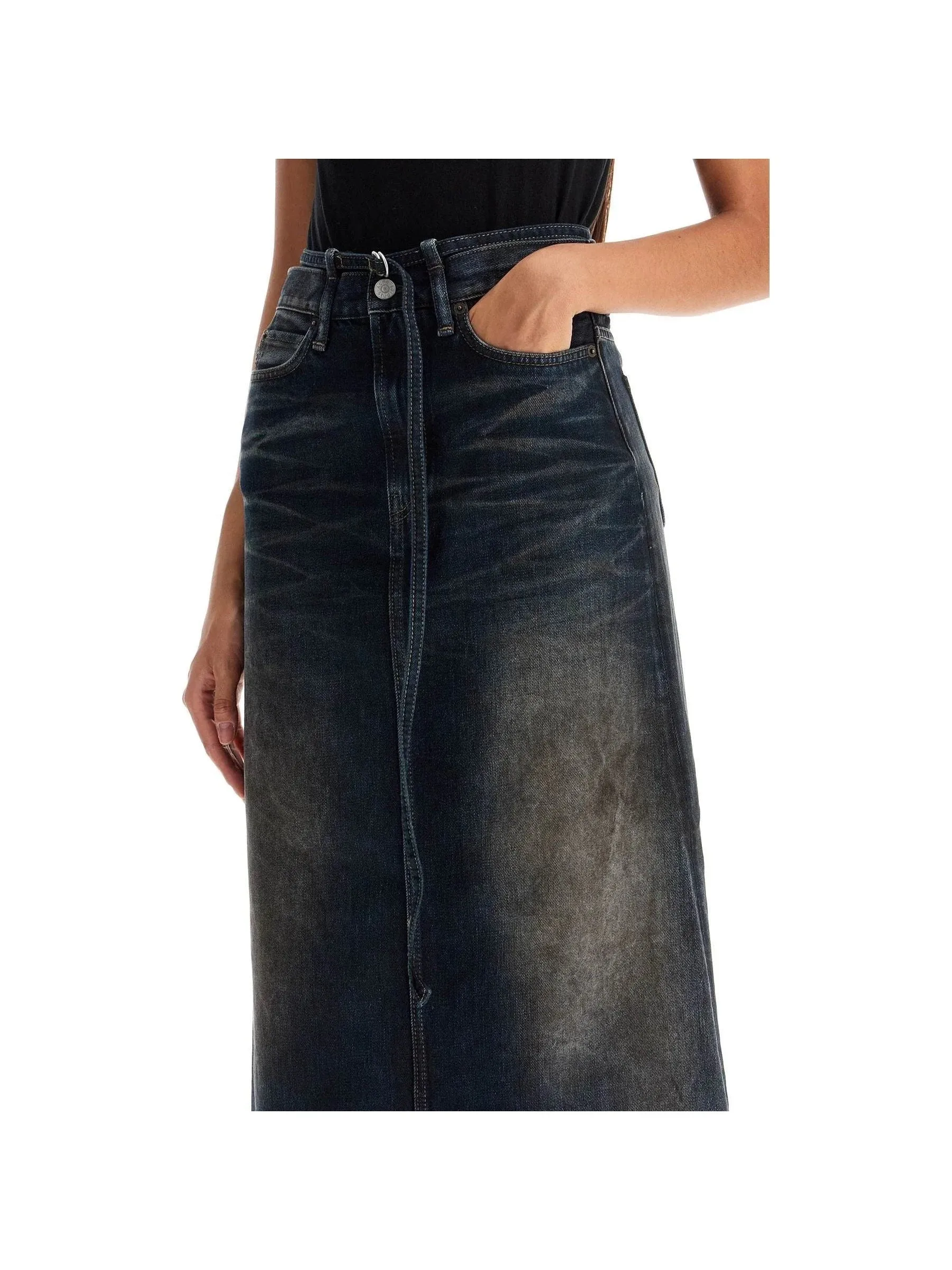 Denim Maxi Skirt