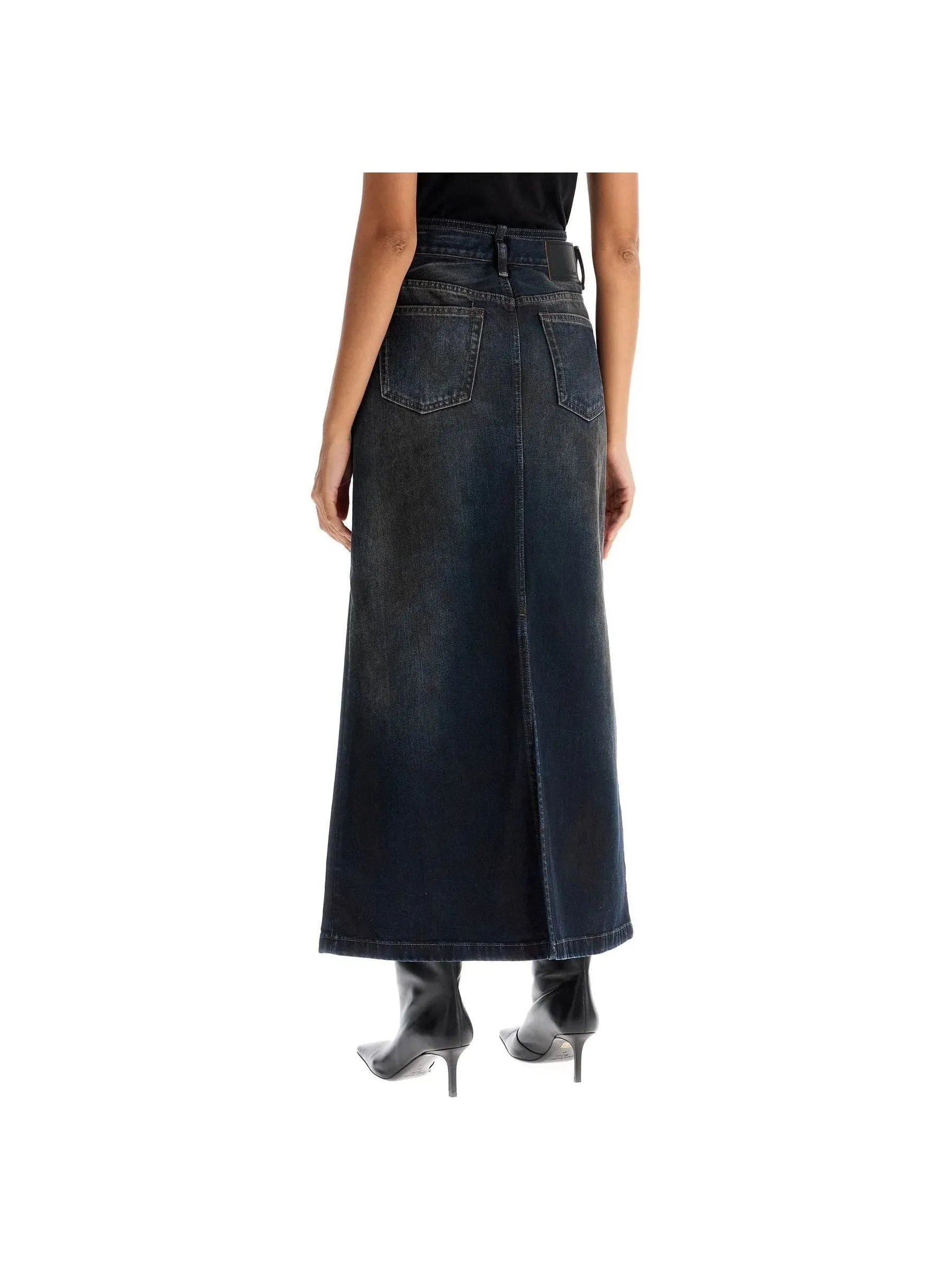 Denim Maxi Skirt
