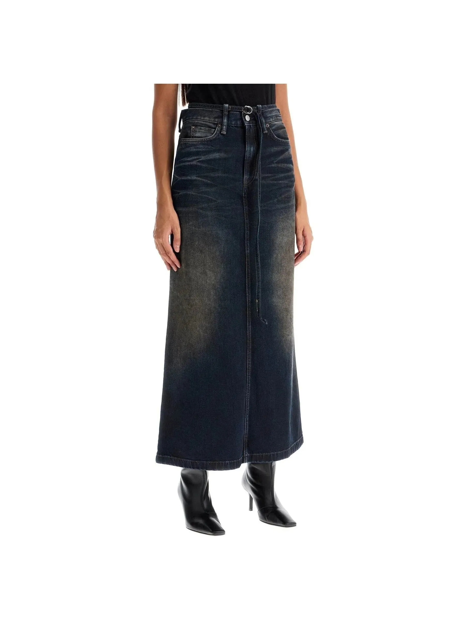 Denim Maxi Skirt