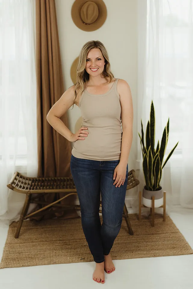 Fitted Ribbed Tank