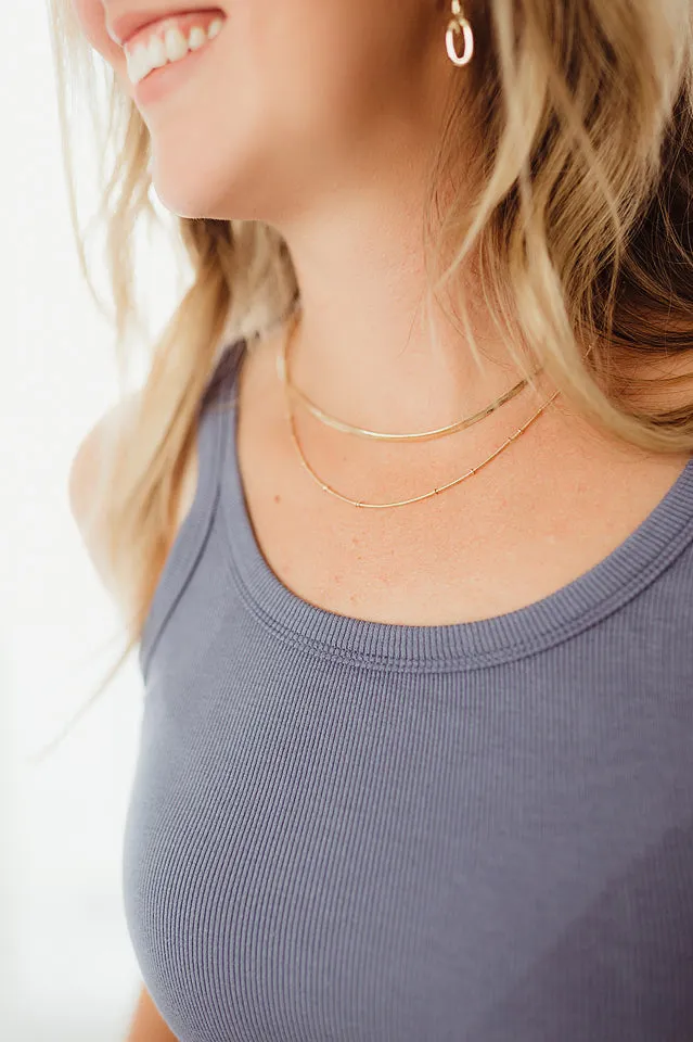 Fitted Ribbed Tank