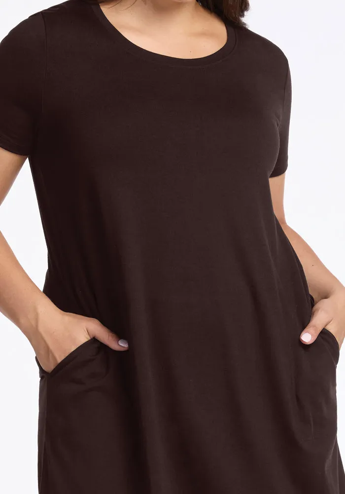 Georgie Dress • Final Sale Deals! - French Roast