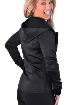 Lightweight Black Zipper Hoodie