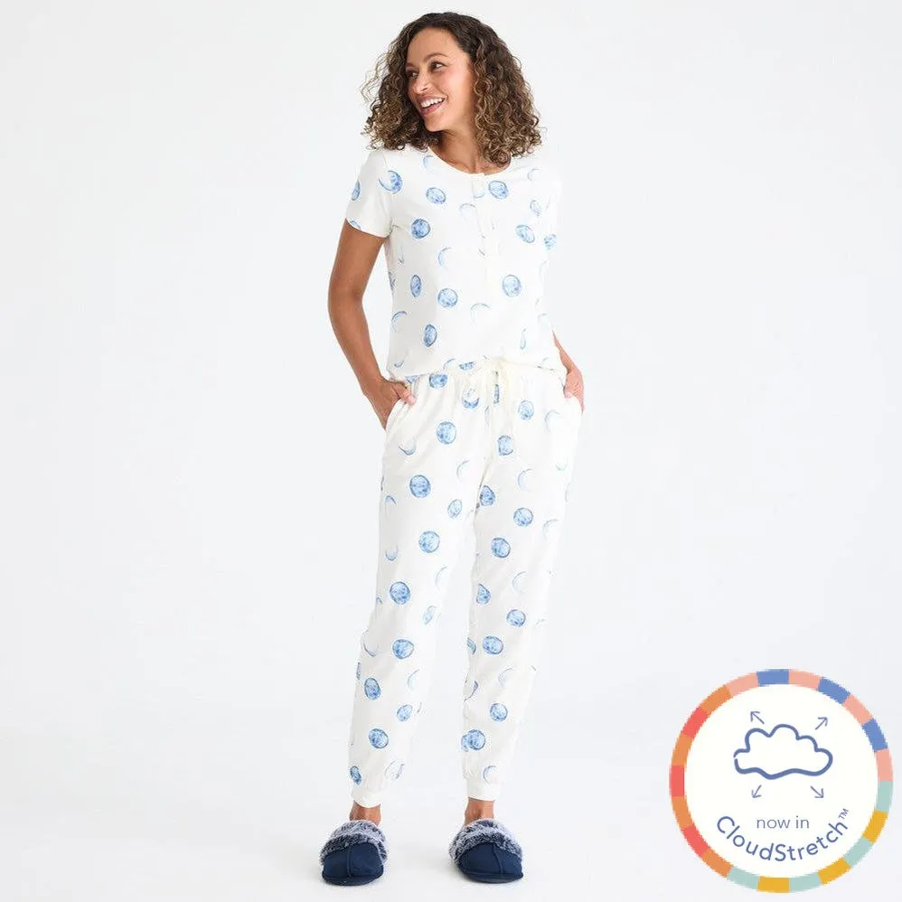 moonlight women's CloudStretch™ magnetic short sleeve jogger set