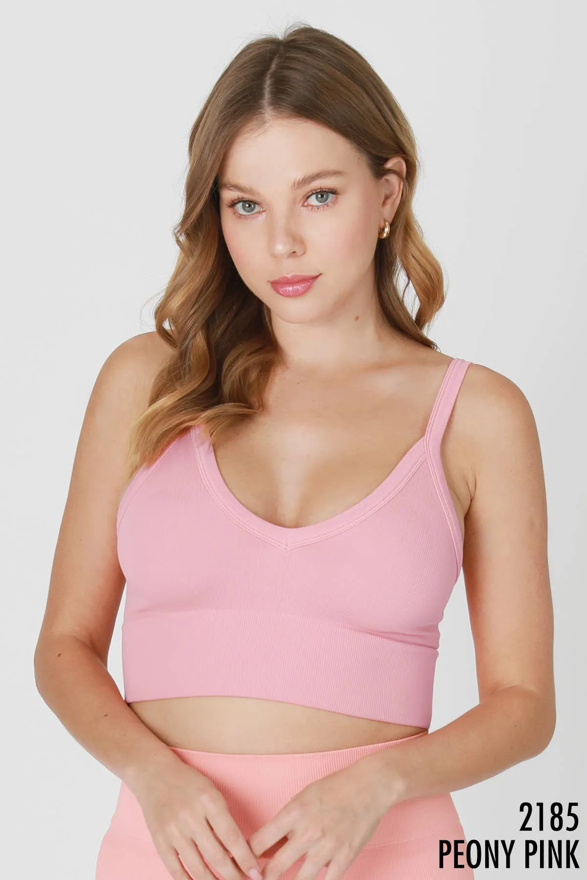 NIKIBIKI Ribbed V-Neck Bra Top Stellar