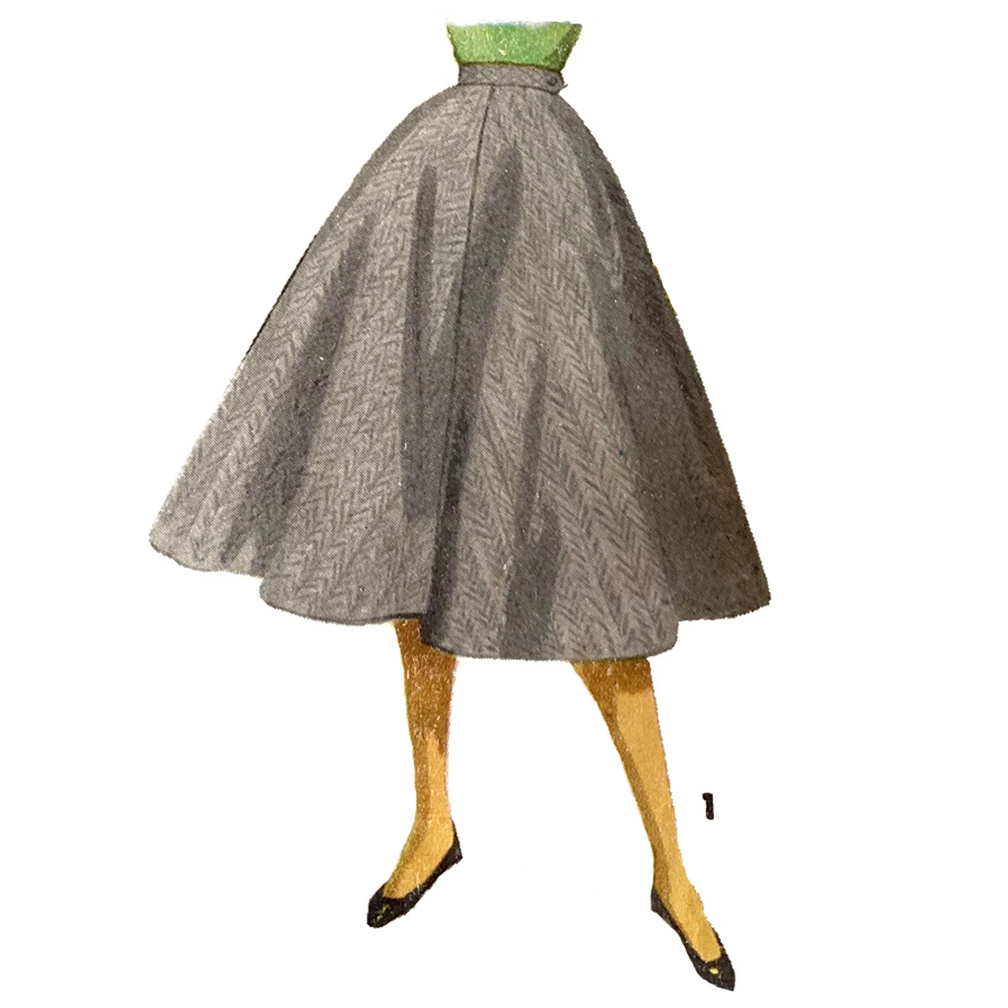 PDF - Vintage 1940s Pattern – Teenage Skirts and Suspenders -  Waist 25 ½” (64.8cm) - Instantly  Print at Home