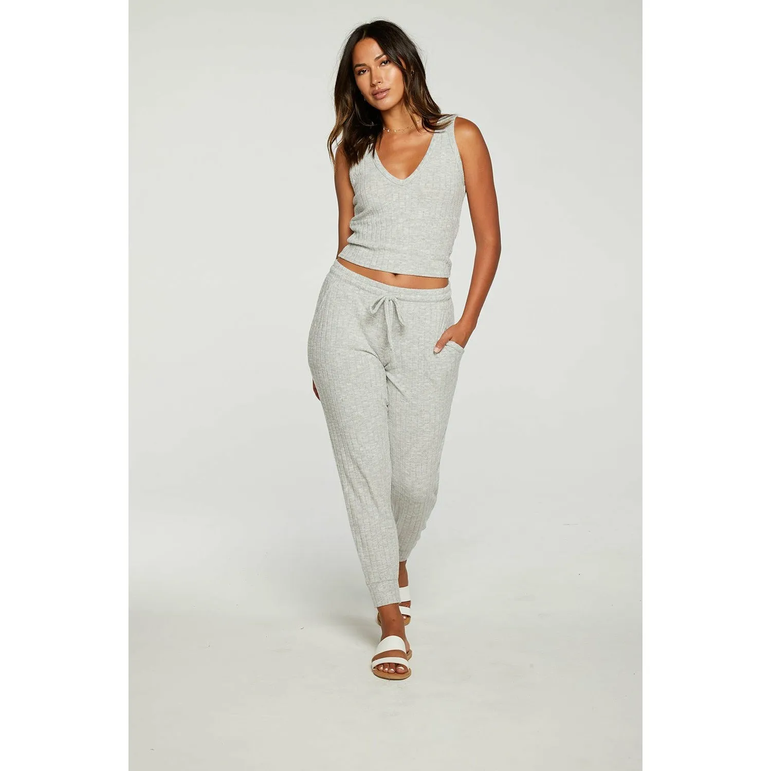 Poor Boy Rib Cropped Empire Seamless