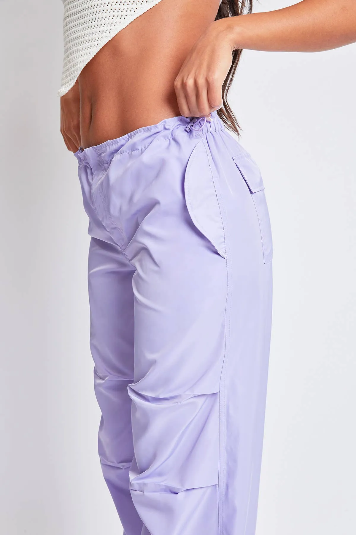 Relaxed Nylon Parachute Pants