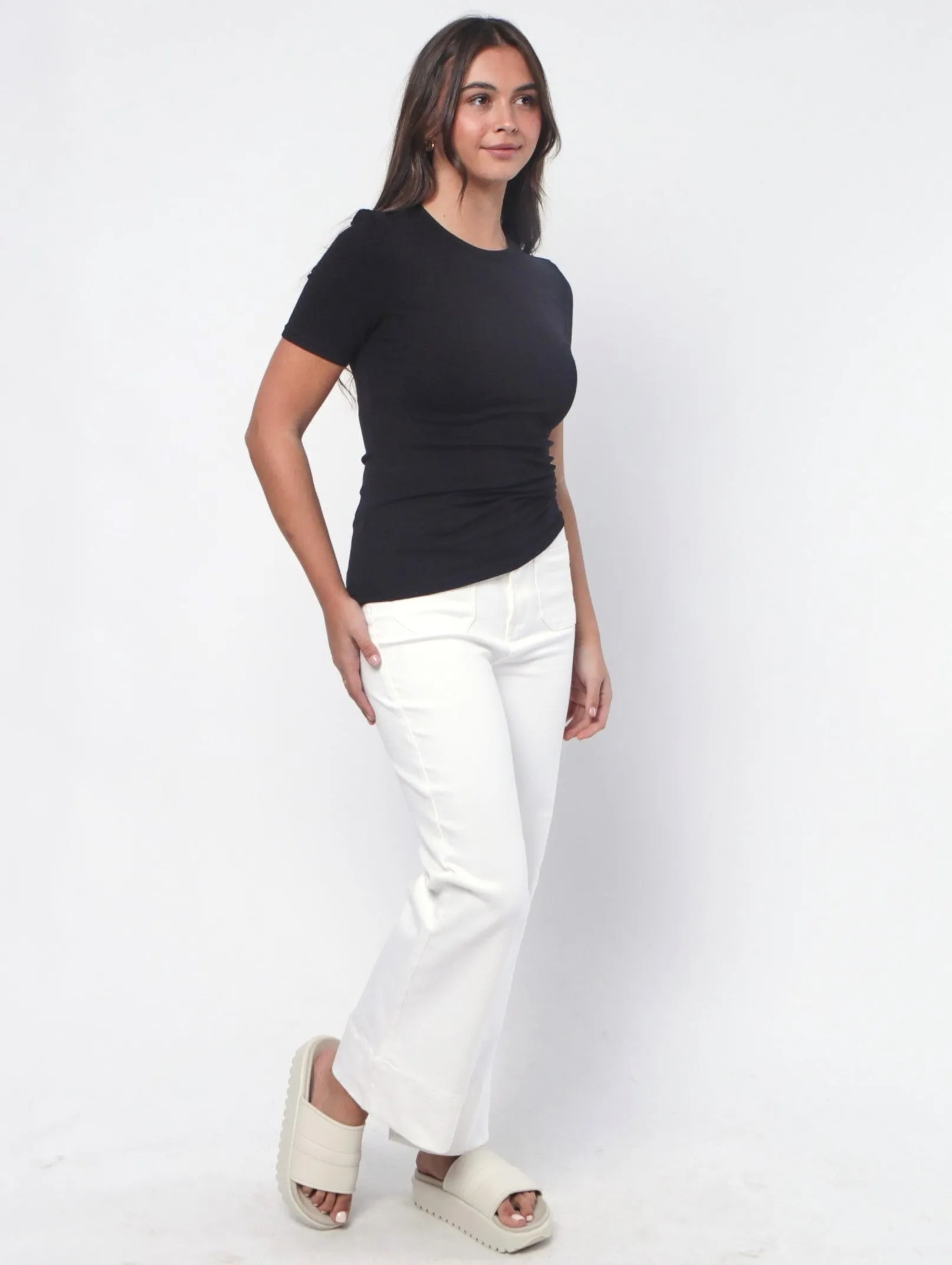 Ribbed Top - Black