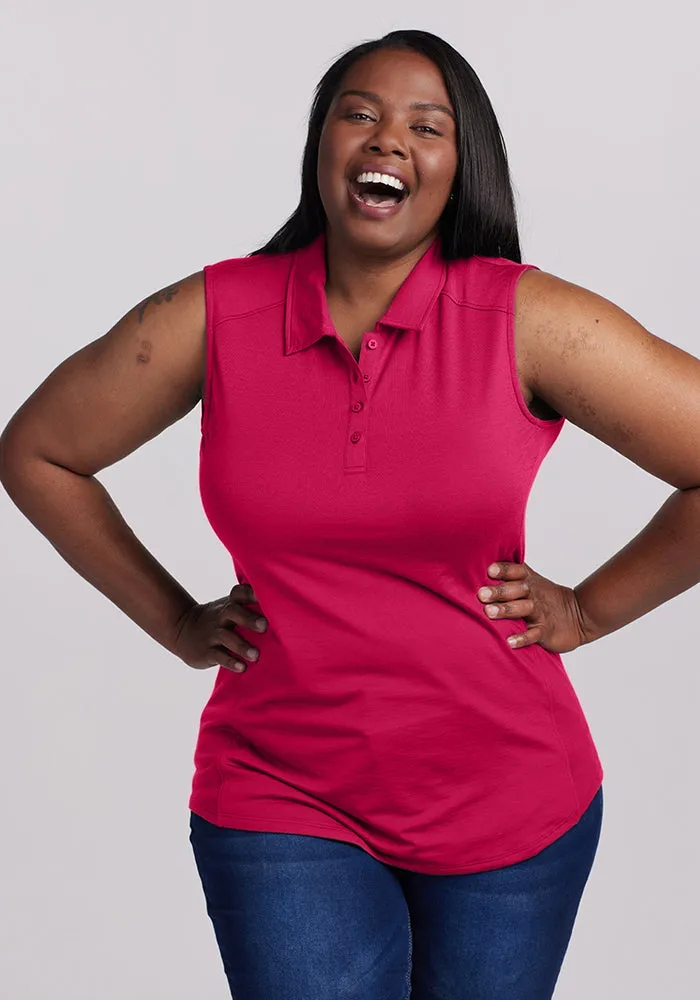 Rosie Sleeveless Polo • Final Sale Deals!