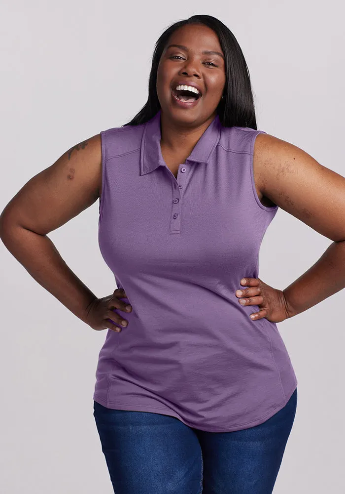 Rosie Sleeveless Polo • Final Sale Deals!