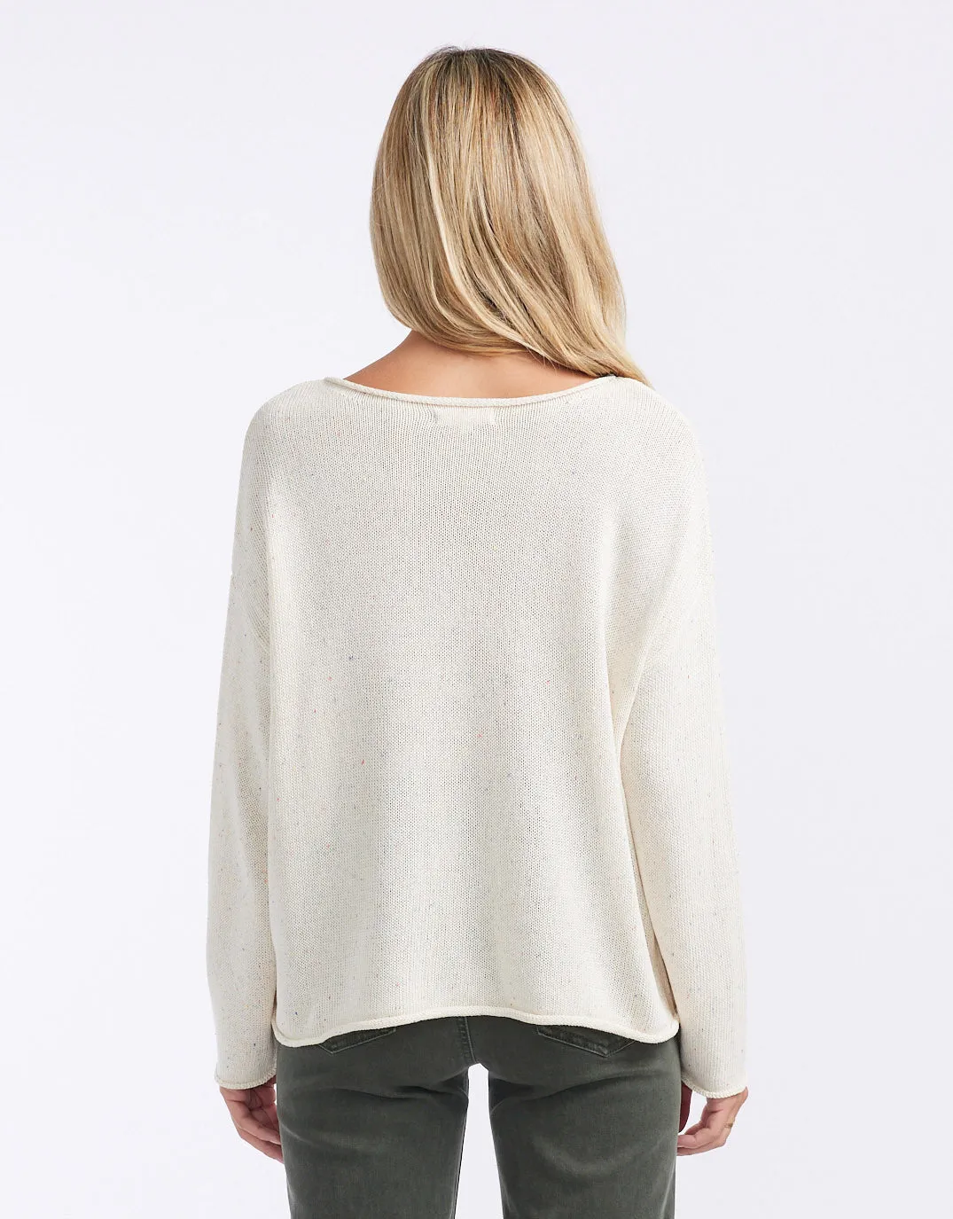 Speckle Spring Knit - Off White