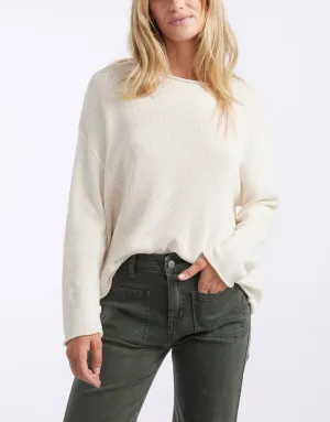 Speckle Spring Knit - Off White