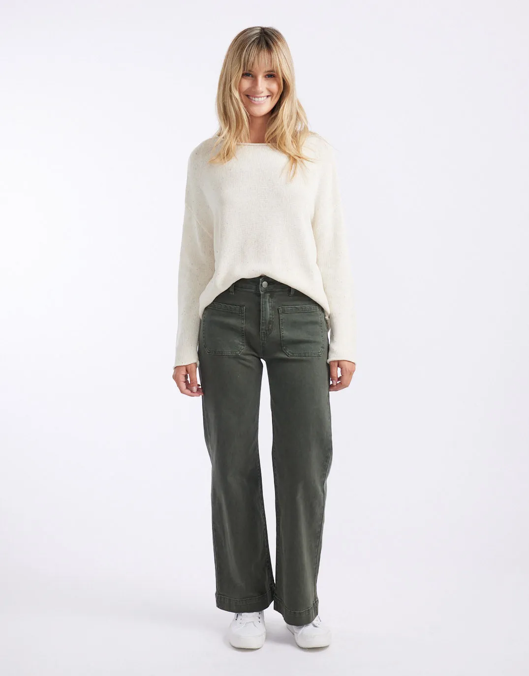 Speckle Spring Knit - Off White