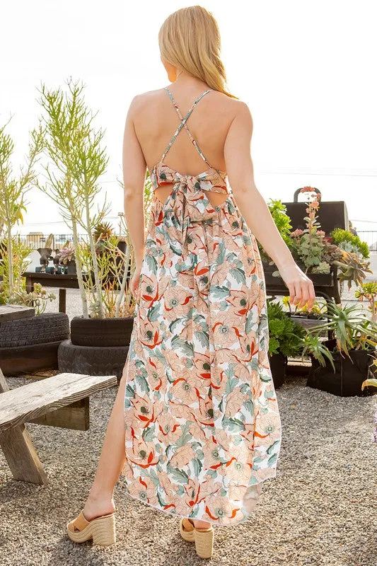 Summer Serenity Floral Maxi Dress