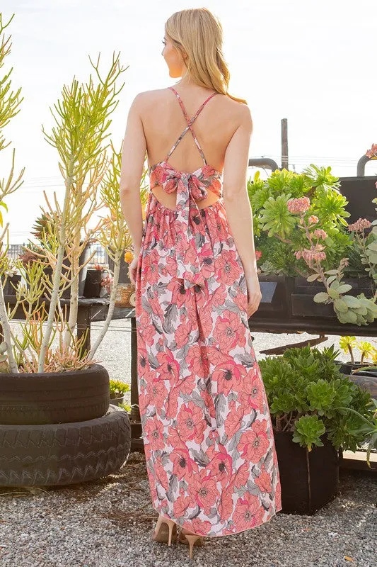 Summer Serenity Floral Maxi Dress