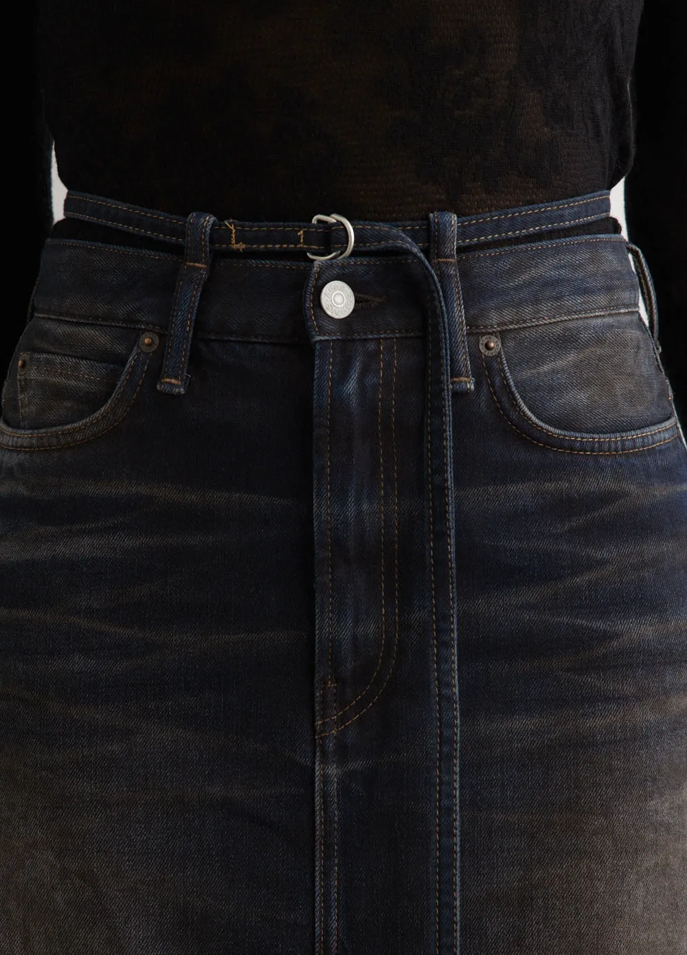 Talia Denim Maxi Skirt