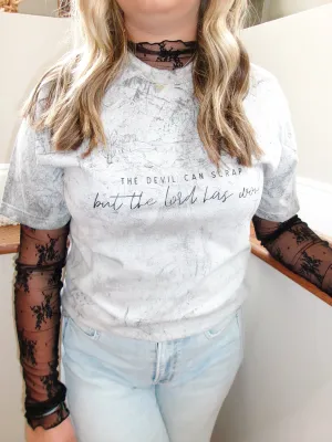 The Devil Can Scrap Graphic Tee