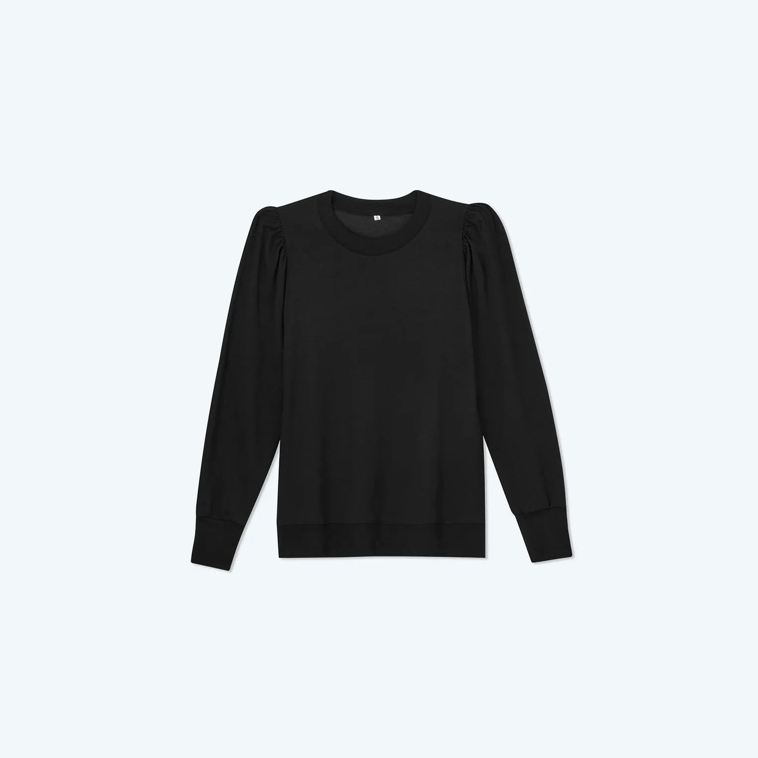 The Softest French Terry Puff Sleeve Pullover - Main