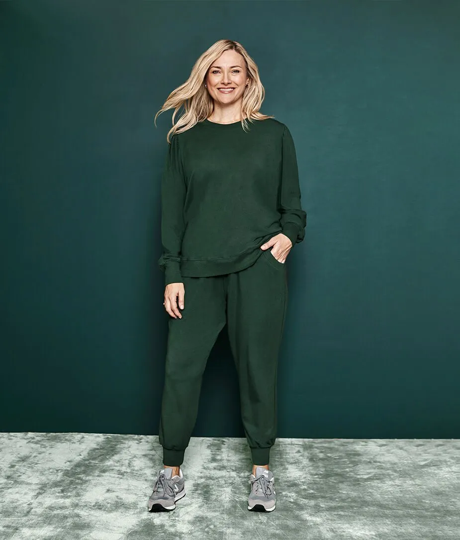 The Softest French Terry Puff Sleeve Pullover - Main