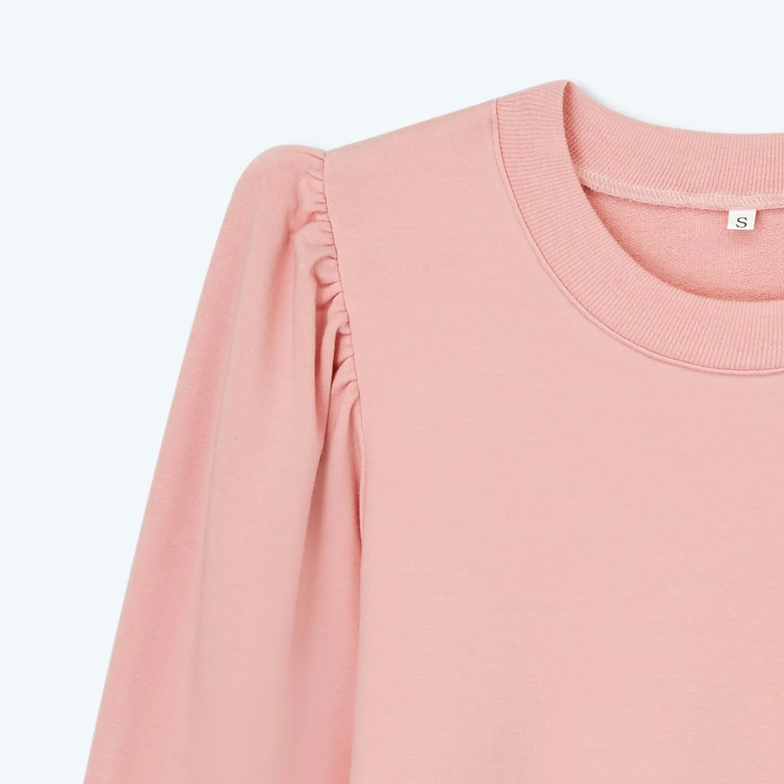 The Softest French Terry Puff Sleeve Pullover - Main
