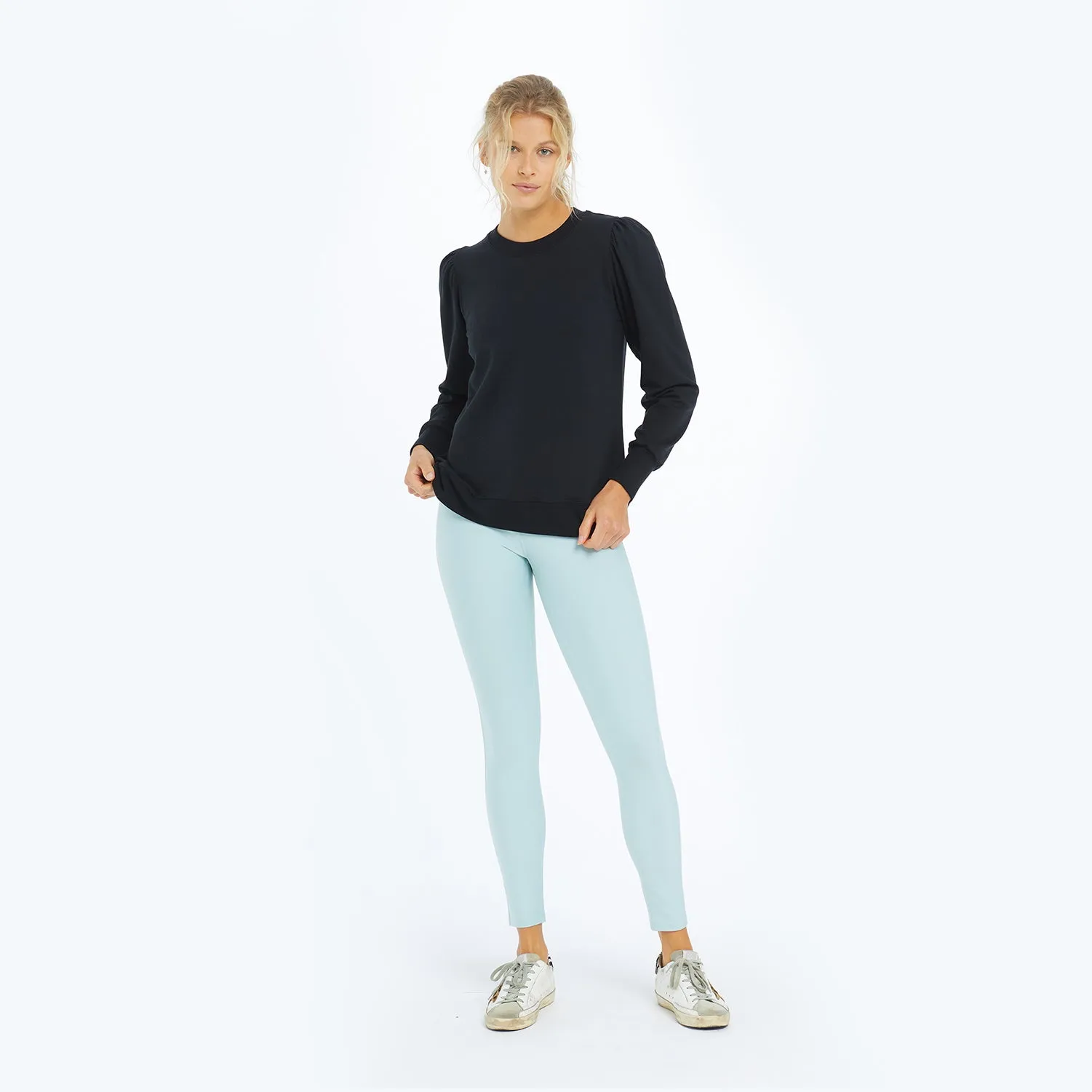 The Softest French Terry Puff Sleeve Pullover - Main