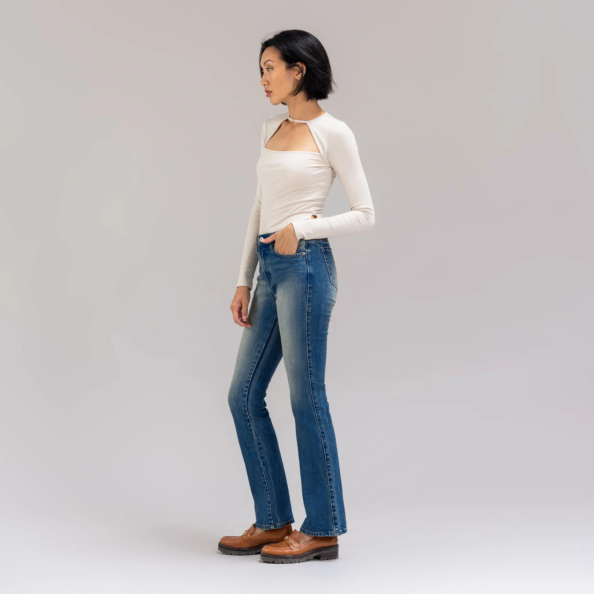 True Bootcut Jeans