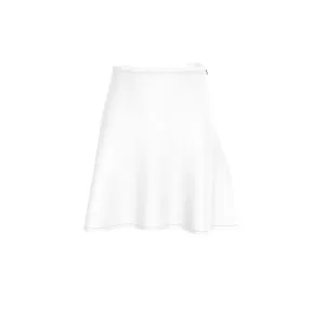 White Flared Skirt