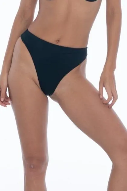 Zephyr Cheeky Bikini Bottom Black